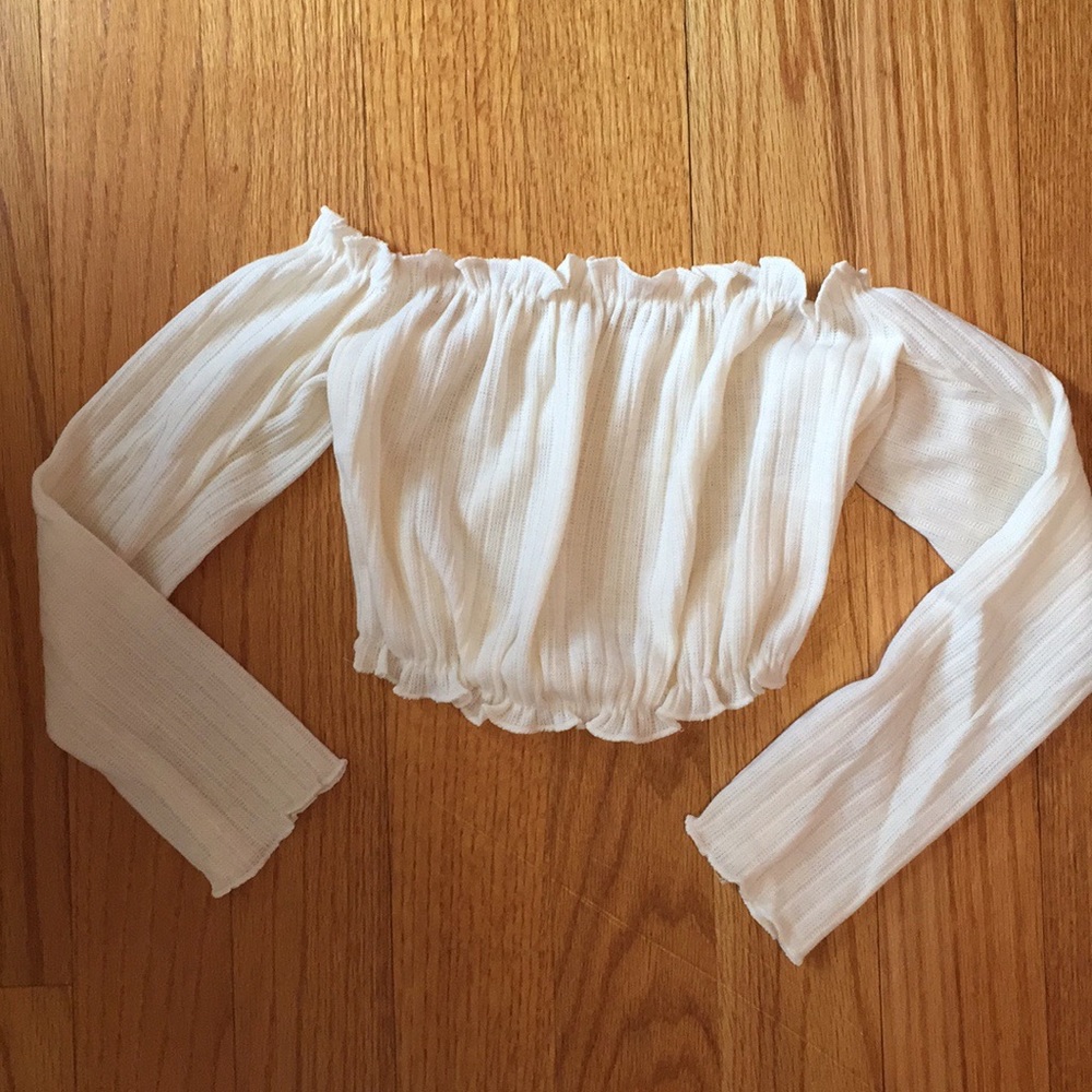 Cropped Ruffle sweater - Picture 5 of 5